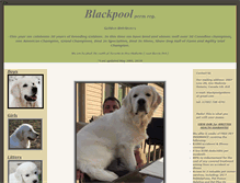 Tablet Screenshot of blackpoolkennels.com